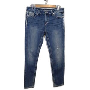 Affliction Lightly Distressed Raquel Jean 31